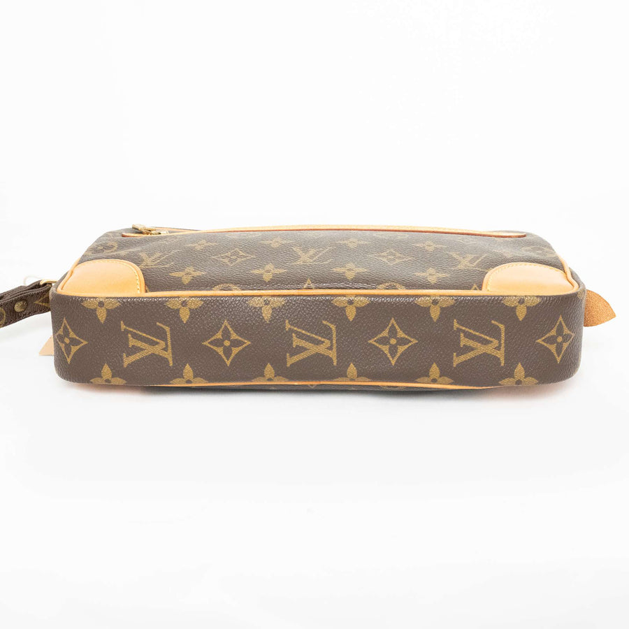 LOUIS VUITTON Monogram Pochette Marly Dragonne Handbag M51825