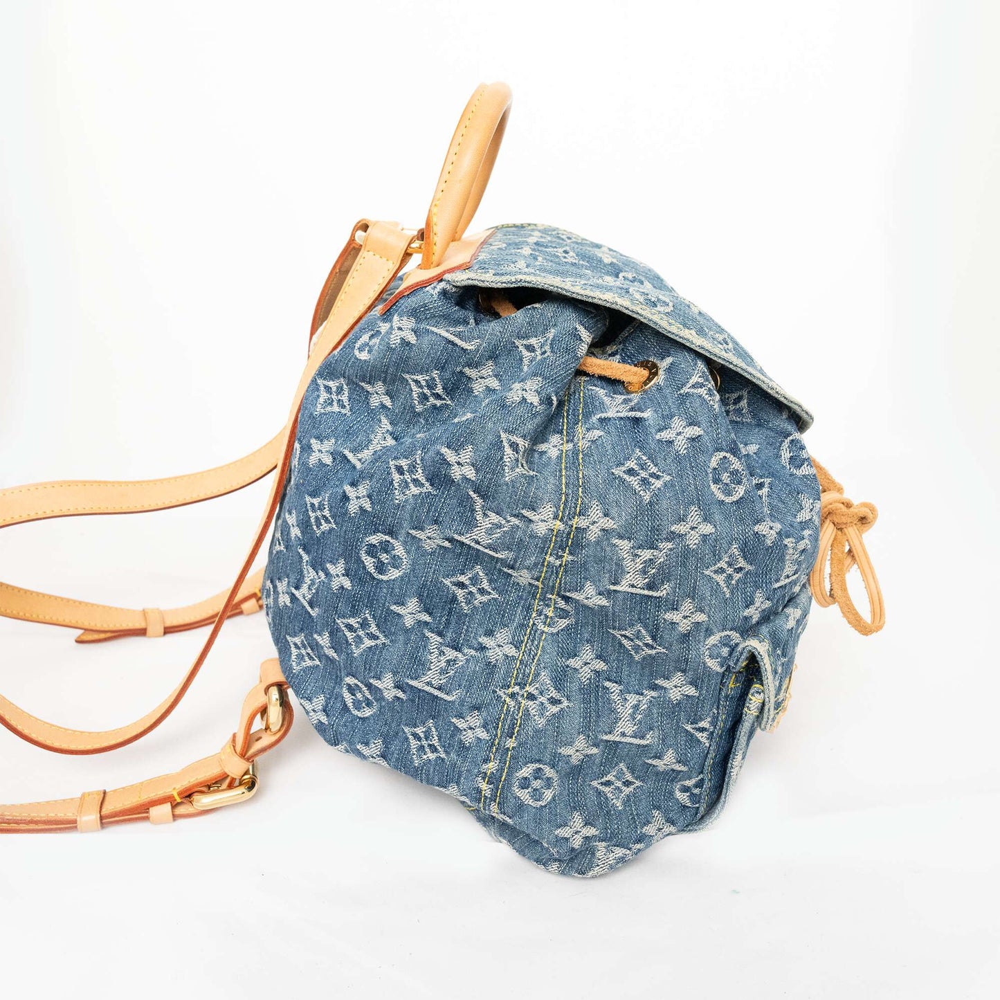 LOUIS VUITTON Monogram Denim Sac A Dos GM Backpack M95056