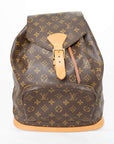 LOUIS VUITTON Monogram Monogram Montsouris Backpack M51135