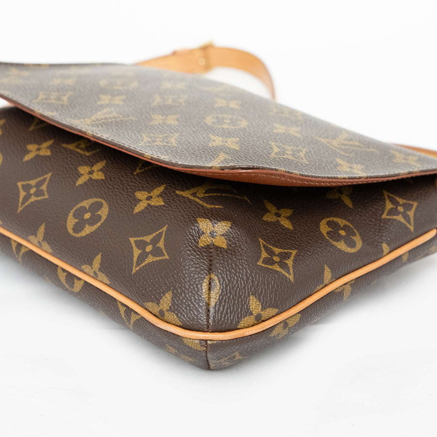 LOUIS VUITTON Monogram Musette Tango Shoulder Bag  M51257