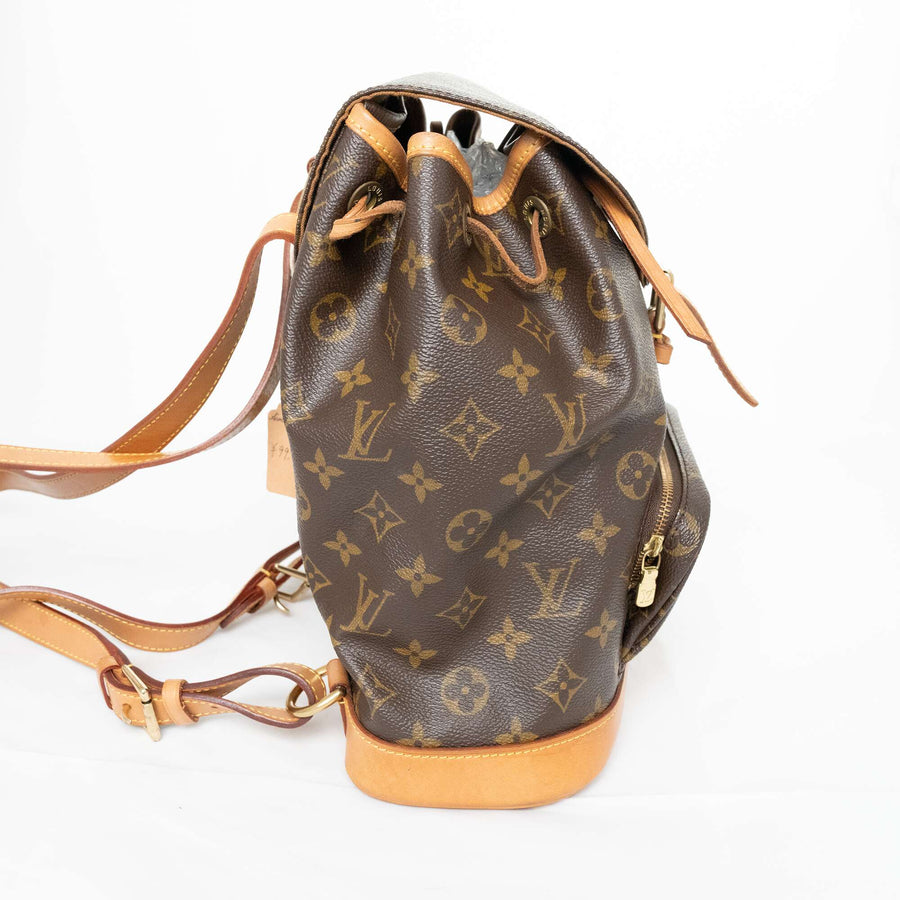 LOUIS VUITTON Monogram Montsouris MM  Backpack  M51136