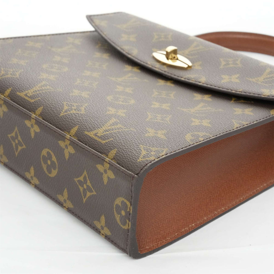 LOUIS VUITTON Monogram Malesherbes MM Canvas Handbag M51379