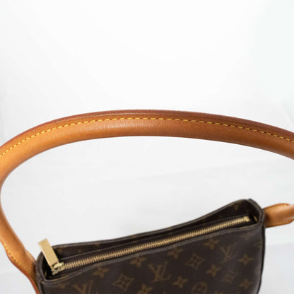 LOUIS VUITTON Monogram LoopingMM Canvas Shoulder Bag M51146