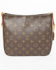 LOUIS VUITTON Monogram LoopingMM Canvas Shoulder Bag M51146