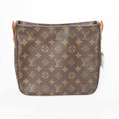 LOUIS VUITTON Monogram LoopingMM Canvas Shoulder Bag M51146