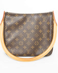 LOUIS VUITTON Monogram LoopingMM Canvas Shoulder Bag M51146