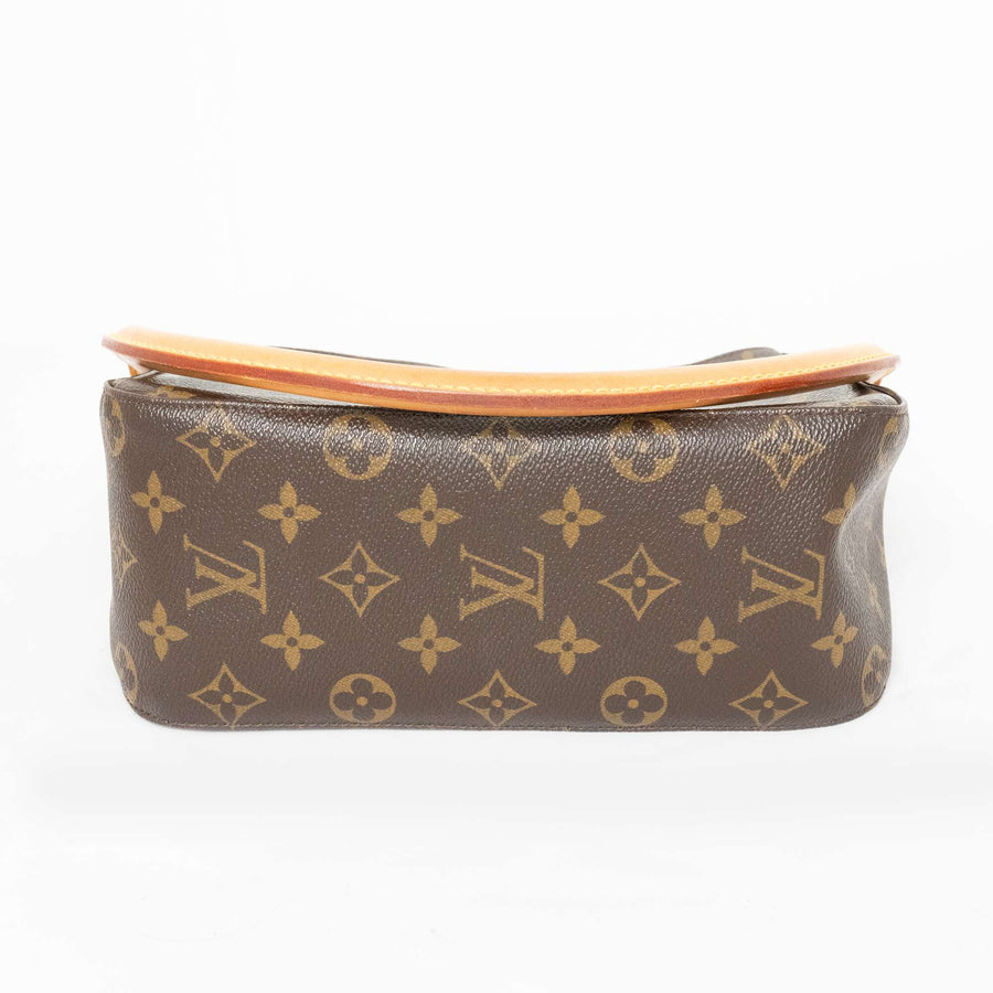 LOUIS VUITTON Monogram LoopingMM Canvas Shoulder Bag M51146