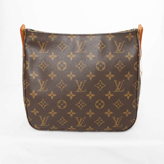 LOUIS VUITTON Monogram LoopingMM Canvas Shoulder Bag M51146