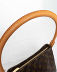 LOUIS VUITTON Monogram LoopingMM Canvas Shoulder Bag M51146