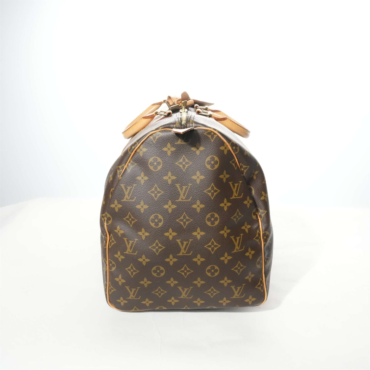 LOUIS VUITTON Monogram Keepal55 Boston Handbag M41424