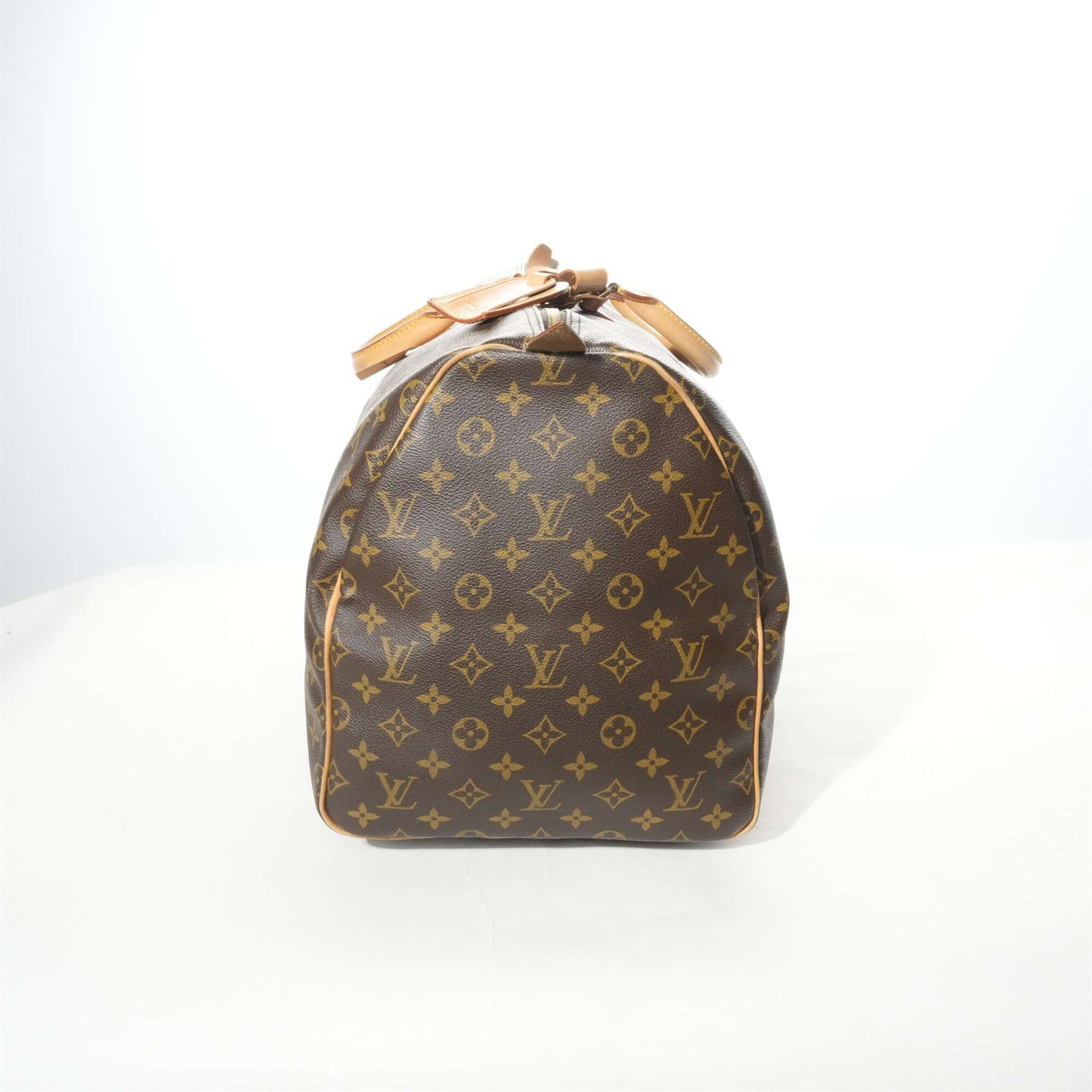 LOUIS VUITTON Monogram Keepal55 Boston Handbag M41424