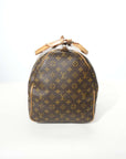 LOUIS VUITTON Monogram Keepal55 Boston Handbag M41424