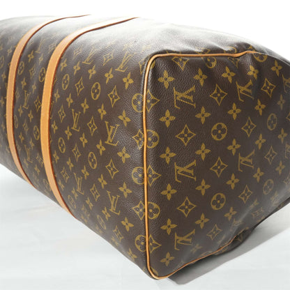 LOUIS VUITTON Monogram Keepal55 Boston Handbag M41424