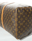 LOUIS VUITTON Monogram Keepal55 Boston Handbag M41424