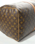 LOUIS VUITTON Monogram Keepal55 Boston Handbag M41424