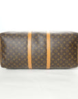 LOUIS VUITTON Monogram Keepal55 Boston Handbag M41424