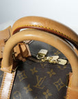 LOUIS VUITTON Monogram Keepal55 Boston Handbag M41424