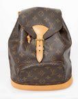 LOUIS VUITTON Monogram Montsouris MM  Backpack  M51136