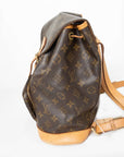 LOUIS VUITTON Monogram Montsouris MM  Backpack  M51136