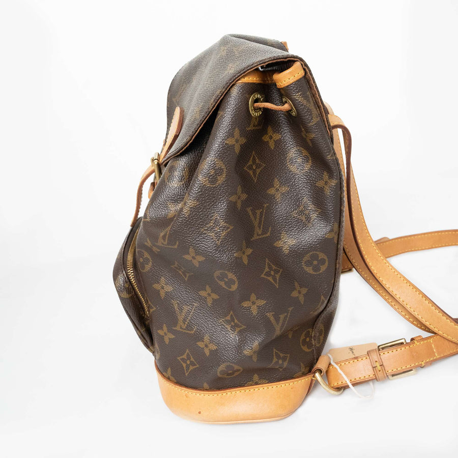 LOUIS VUITTON Monogram Montsouris MM  Backpack  M51136