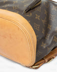 LOUIS VUITTON Monogram Montsouris MM  Backpack  M51136