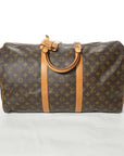 LOUIS VUITTON Monogram Keepall50 Boston Handbag  M41426