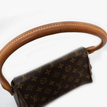 LOUIS VUITTON Monogram Mini Looping Handbag M51147