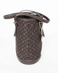 LOUIS VUITTON Monogram Bucket PM Ebene Handbag