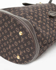 LOUIS VUITTON Monogram Bucket PM Ebene Handbag