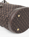 LOUIS VUITTON Monogram Bucket PM Ebene Handbag