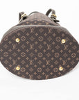 LOUIS VUITTON Monogram Bucket PM Ebene Handbag