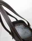 LOUIS VUITTON Monogram Bucket PM Ebene Handbag