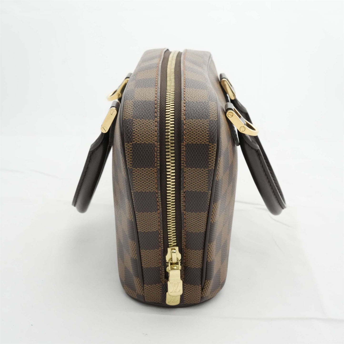 LOUIS VUITTON Damier Saria Mini Canvas Handbag