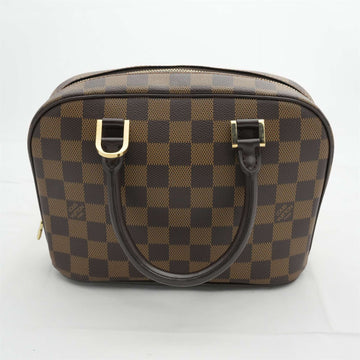 LOUIS VUITTON Damier Saria Mini Canvas Handbag