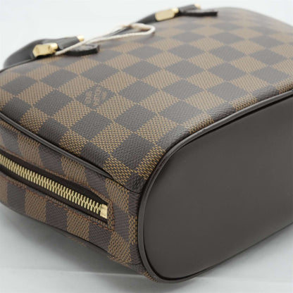 LOUIS VUITTON Damier Saria Mini Canvas Handbag