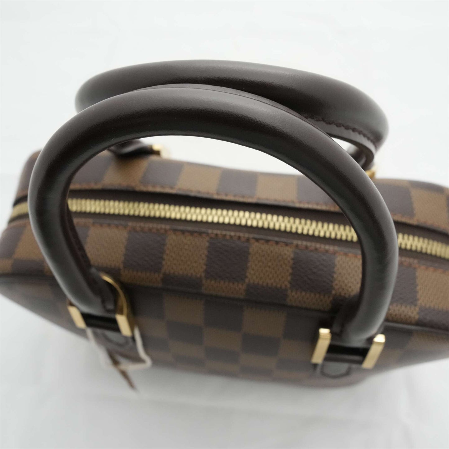 LOUIS VUITTON Damier Saria Mini Canvas Handbag