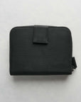 PRADA Nylon Round Zip Compact Wallet