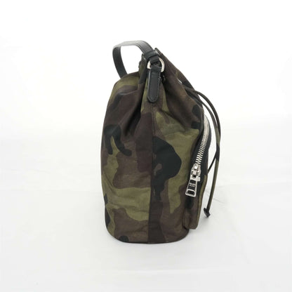 PRADA Drawstring Type Nylon Camouflage 1N1864 Hangbag