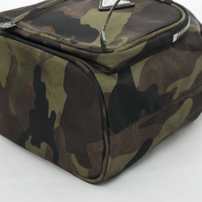 PRADA Drawstring Type Nylon Camouflage 1N1864 Hangbag