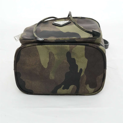 PRADA Drawstring Type Nylon Camouflage 1N1864 Hangbag